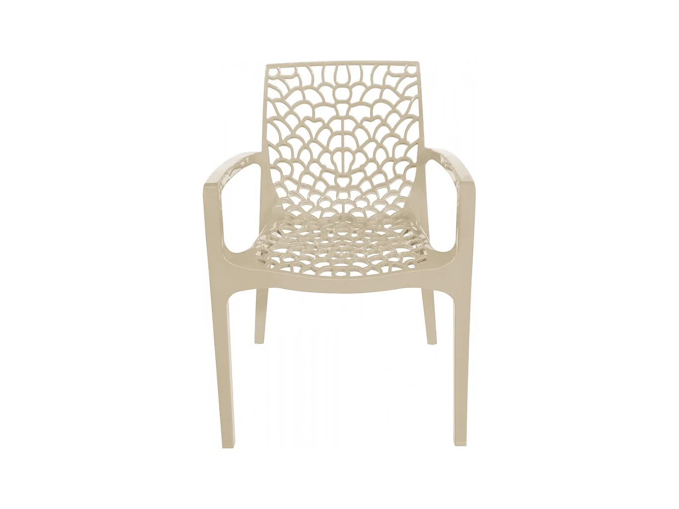 SET 2 POLTRONE DESIGN polipropilene giardino bar