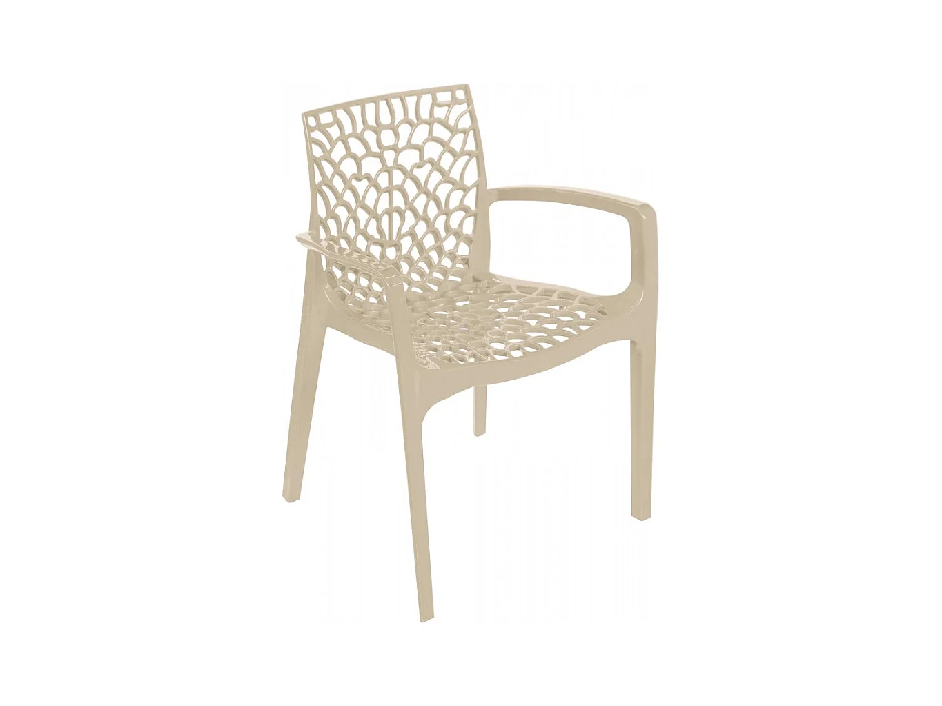 SET 2 POLTRONE DESIGN polipropilene giardino bar