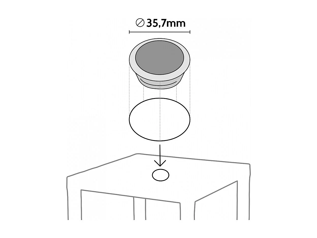 TAVOLO RATTAN 80X80 - gambe smontabili