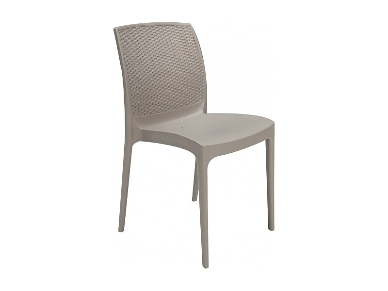 SET 2 SEDIE in Poly Rattan Giardino Bar Ristorante Boheme