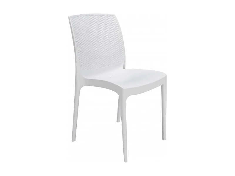 SET 2 SEDIE in Poly Rattan Giardino Bar Ristorante Boheme