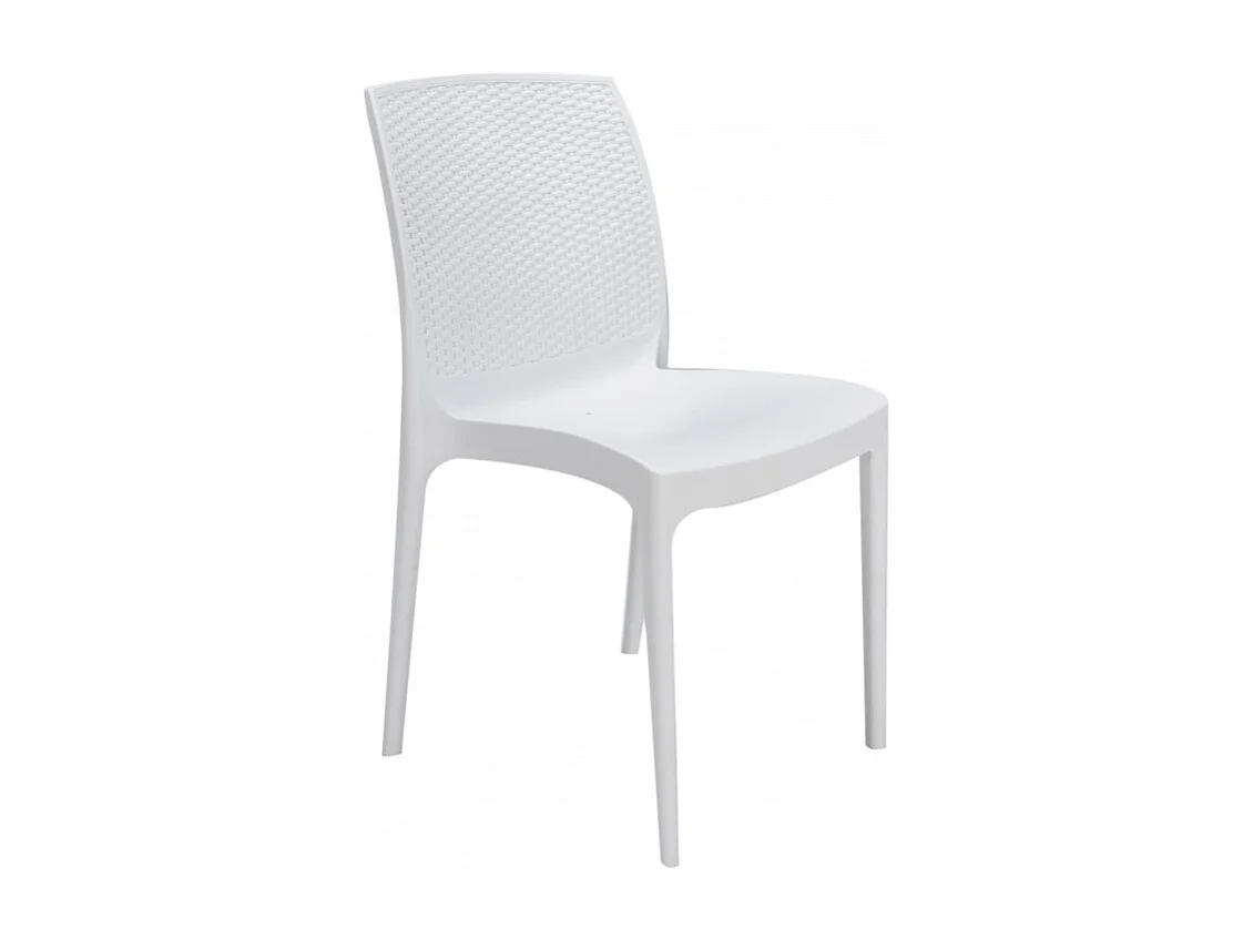 SET 2 SEDIE in Poly Rattan Giardino Bar Ristorante Boheme