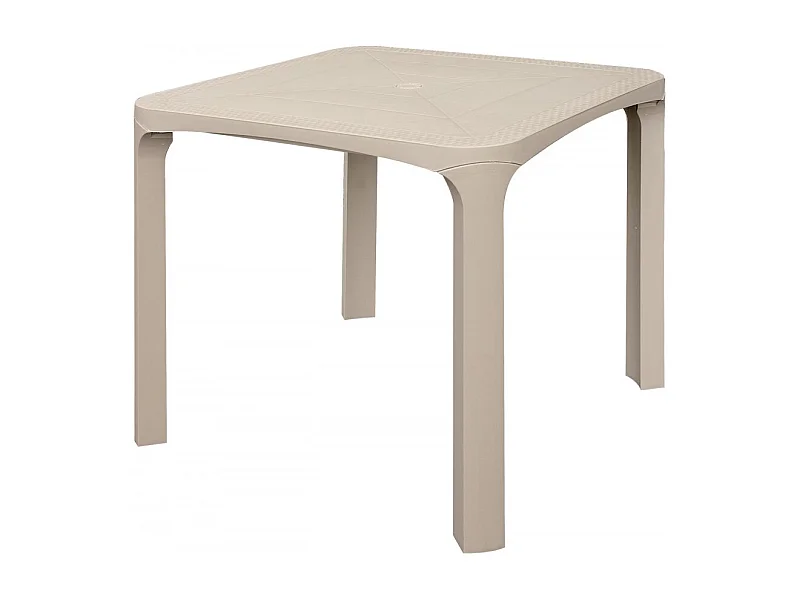 TAVOLO RATTAN 80X80 - gambe smontabili