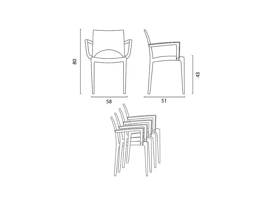 SET 2 POLTRONE Da Giardino Piscina Economiche Colorate e Impilabili