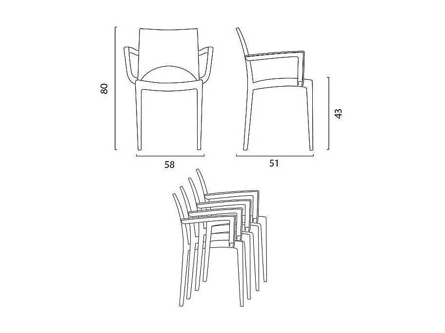 SET 2 POLTRONE Da Giardino Piscina Economiche Colorate e Impilabili
