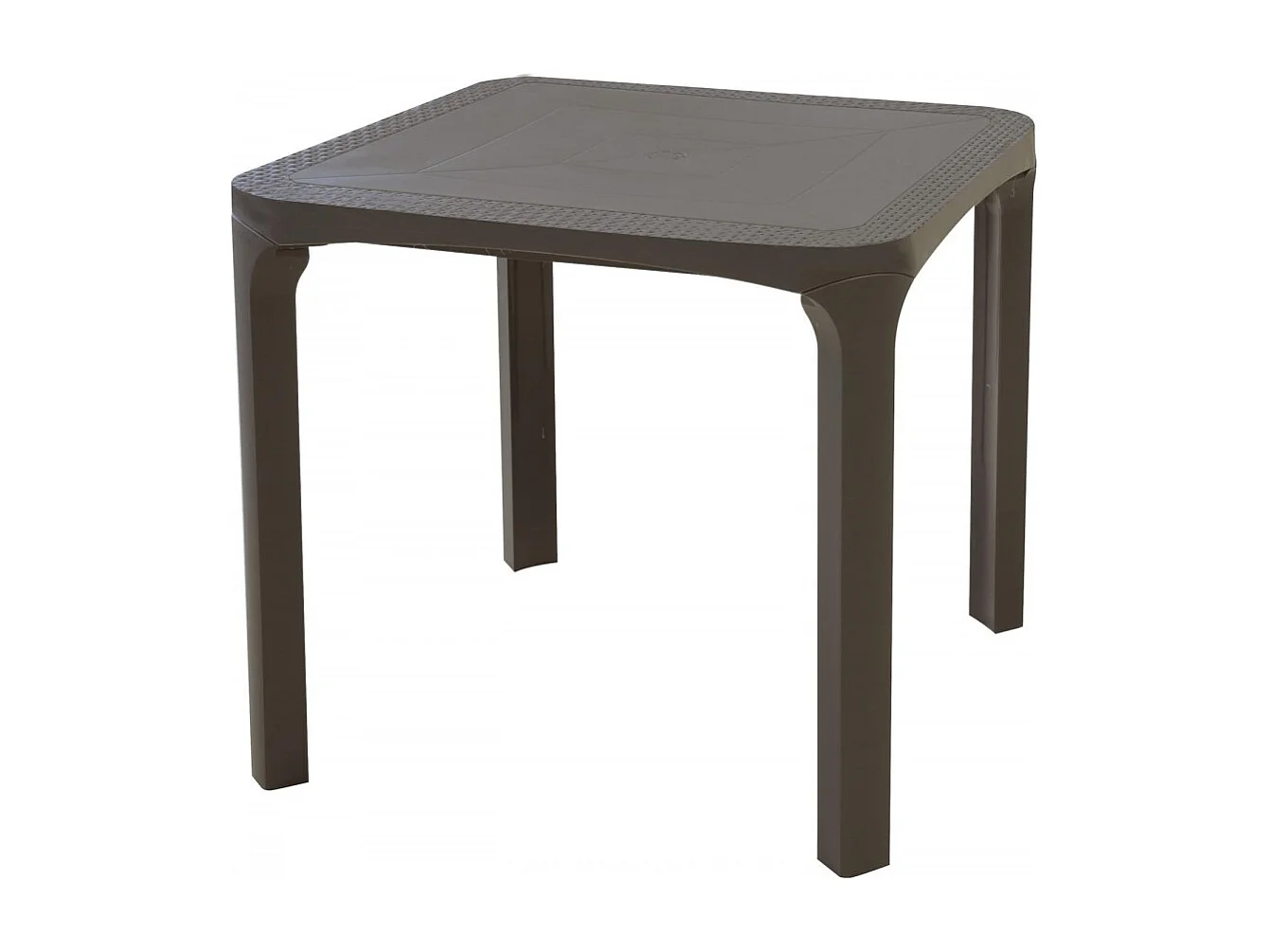 TAVOLO RATTAN 80X80 - gambe smontabili