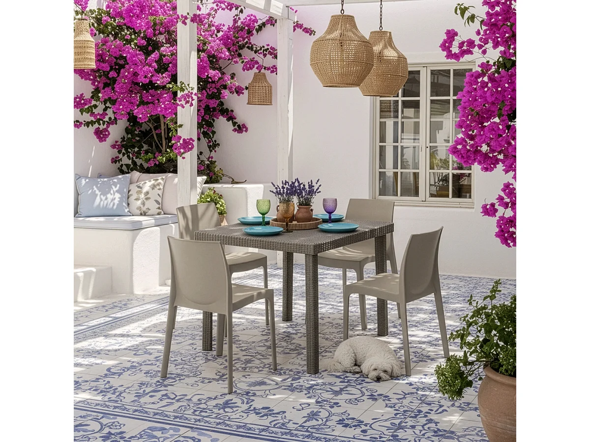 TAVOLO BOHEME 90X90 - GrandSoleil