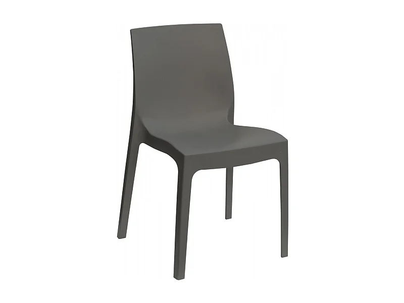 SET 2 SEDIE polipropilene impilabile cucina casa bar