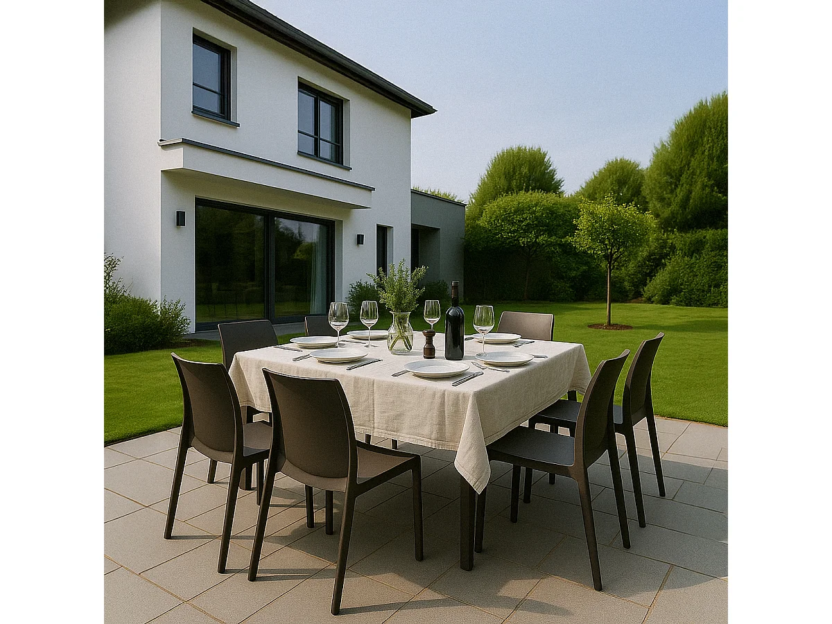 Stühle Küchenstuhl Esstischstuhl Esszimmerstuhl Grand Soleil Rome - Braun