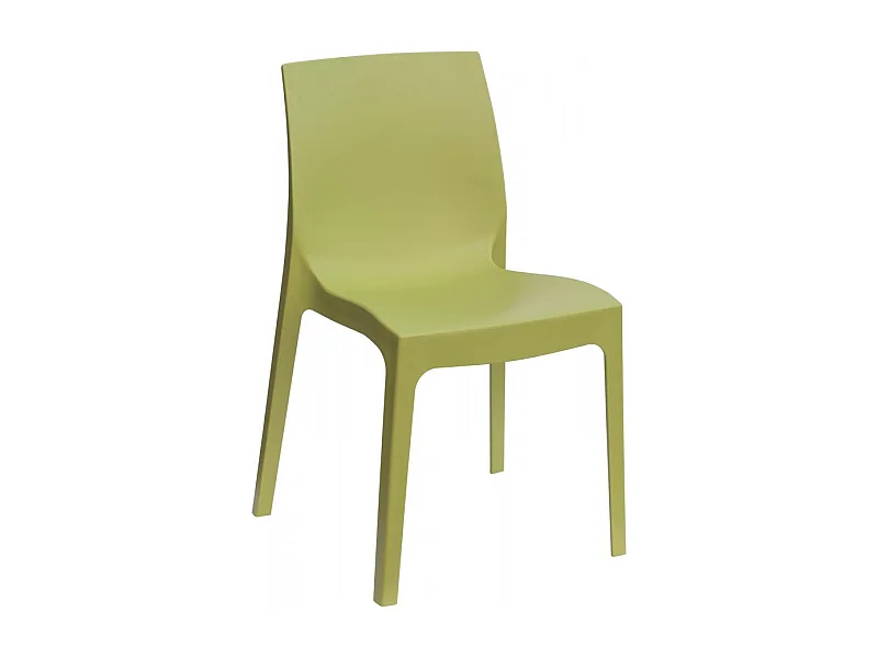 SET 2 SEDIE polipropilene impilabile cucina casa bar