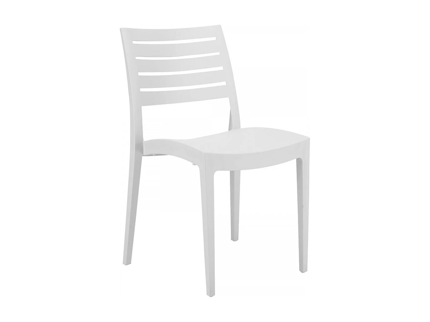 SET 2 SEDIE impilabili in polipropilene per giardino e bar