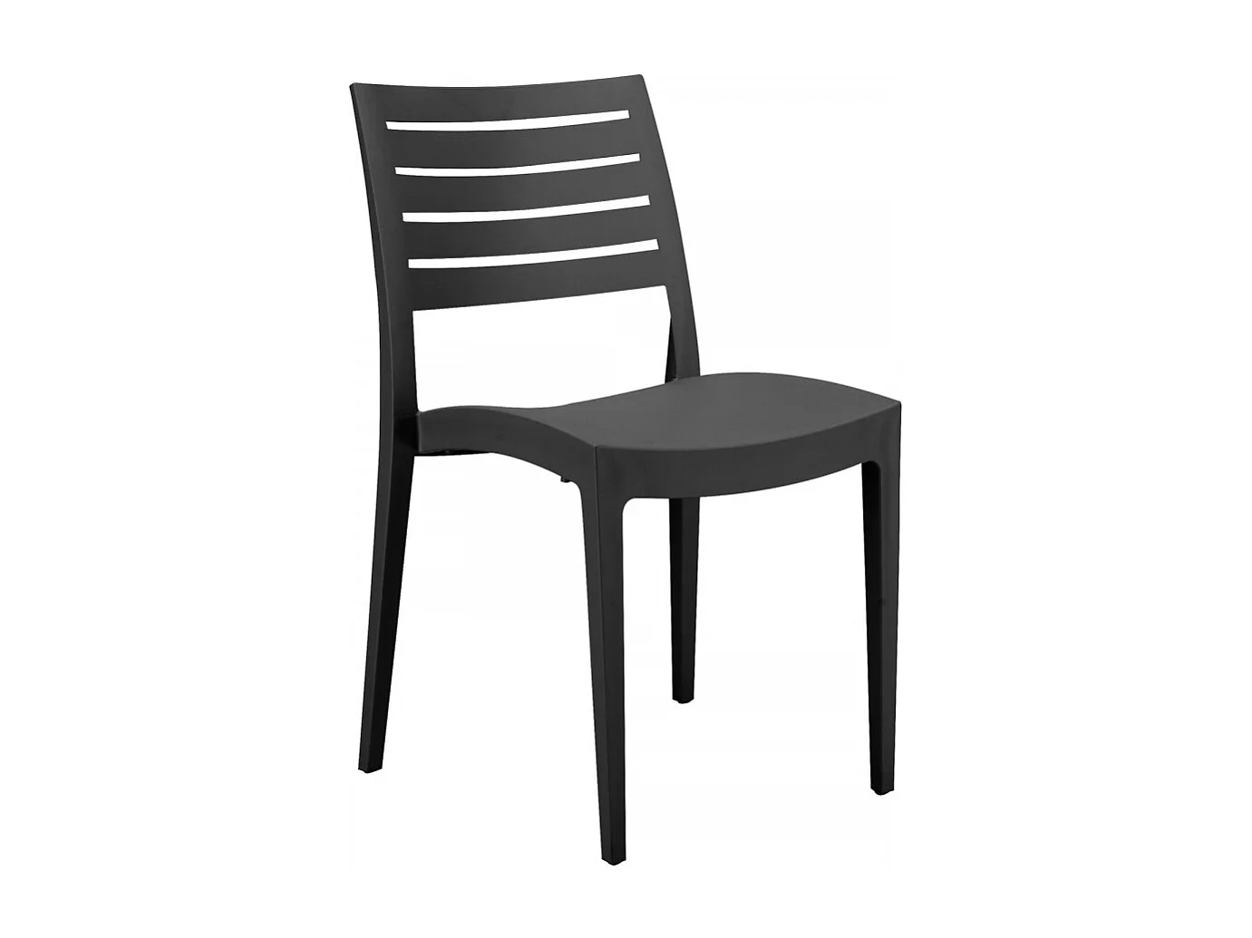 SET 2 SEDIE impilabili in polipropilene per giardino e bar