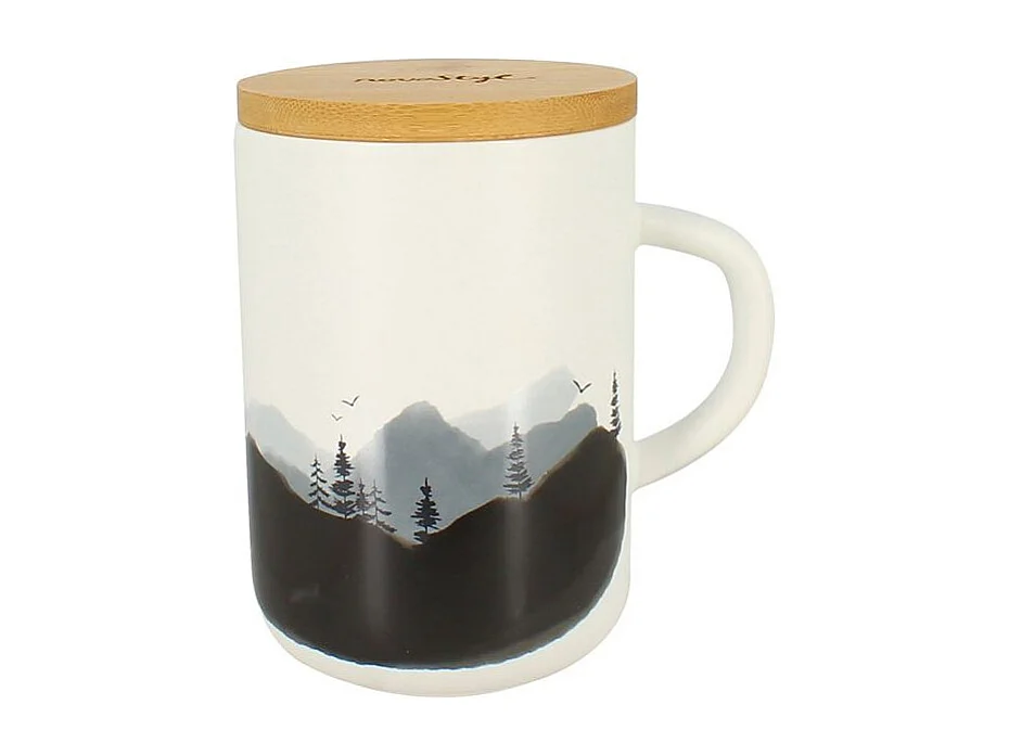 Tisanière Alpage 475ml in Grès con Coperchio in Bambù Nova Styl