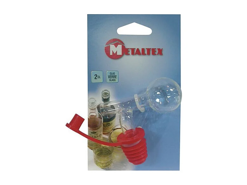 Doseur verre 2cl METALTEX - Doseur boule en verre 2cl