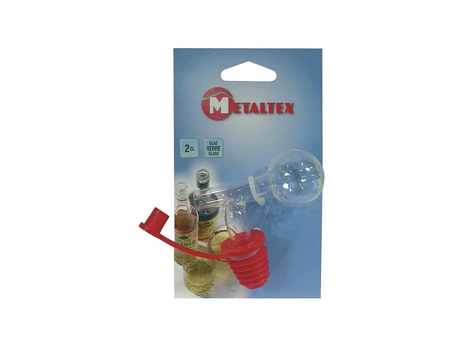 Doseur verre 2cl METALTEX - Doseur boule en verre 2cl