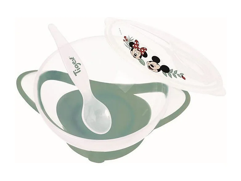 TIGEX Bol ventouse Mickey&Minnie - Cuillere fournie