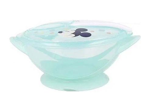 Bol hermétique avec ventouse et cuillere Mickey +10mois