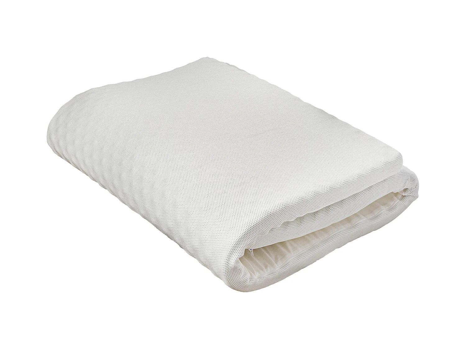 Surmatelas à mémoire de forme 80x200 cm enveloppe déhoussable MEMOZEN