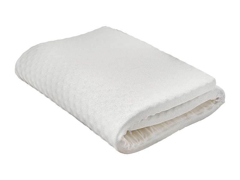 Surmatelas à mémoire de forme 160x200 cm enveloppe déhoussable MEMOZEN