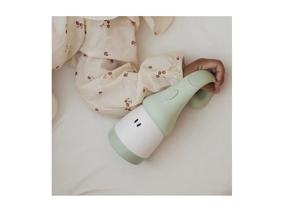 BEABA , Veilleuse et lampe torche 2 en 1 nomade, rechargeabe USB, Vert Sauge