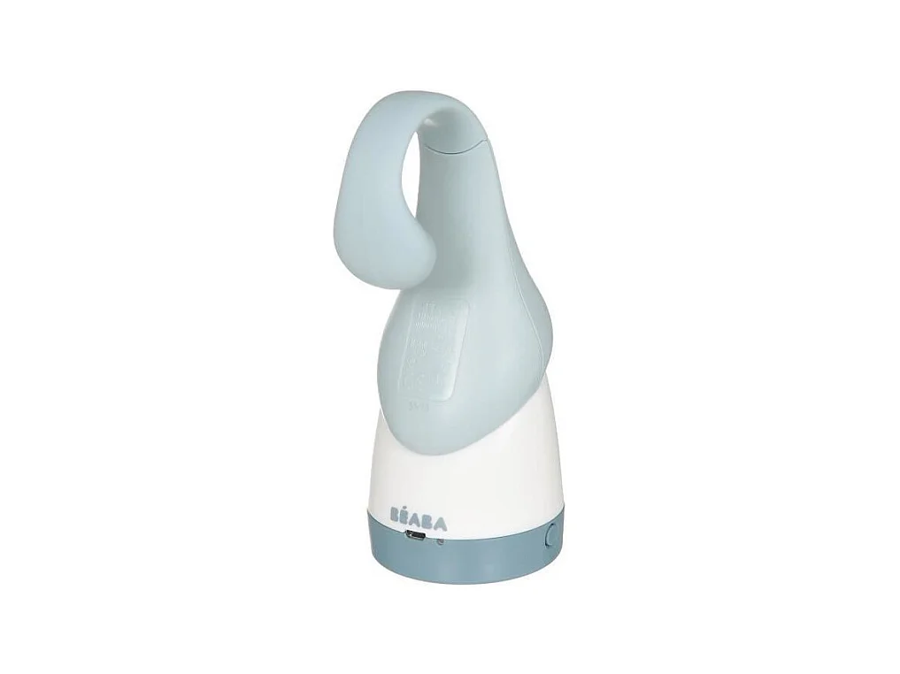 BEABA, Veilleuse pour Enfant/Bebe, Portative sans fil, Evolutive en Torche, Lumiere douce, Design Ergonomique, Pixie Torch bleu
