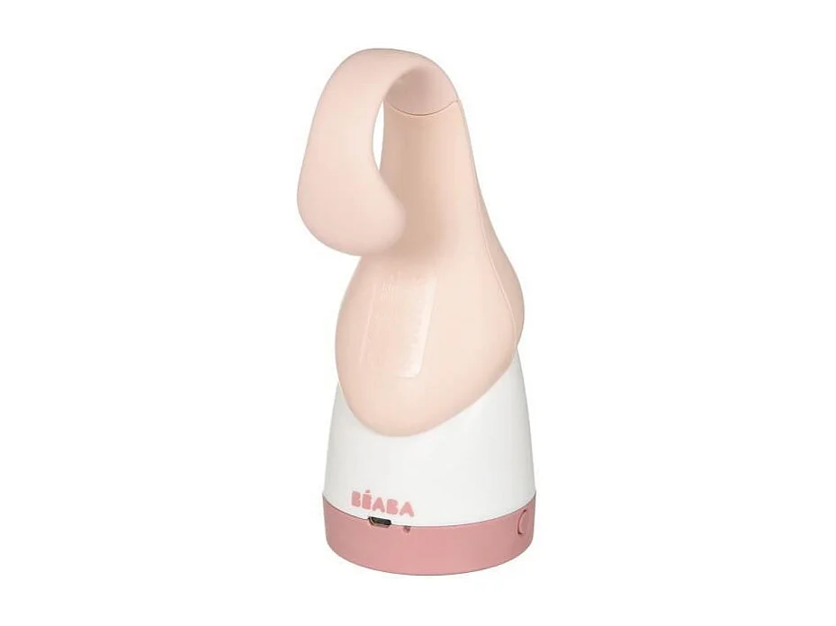 BEABA, Veilleuse pour Enfant/Bebe, Portative sans fil, Evolutive en Torche, Lumiere douce, Design Ergonomique, Pixie Torch rose