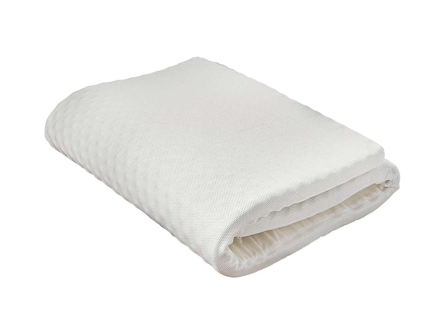 Surmatelas à mémoire de forme 140x190 cm enveloppe déhoussable MEMOZEN