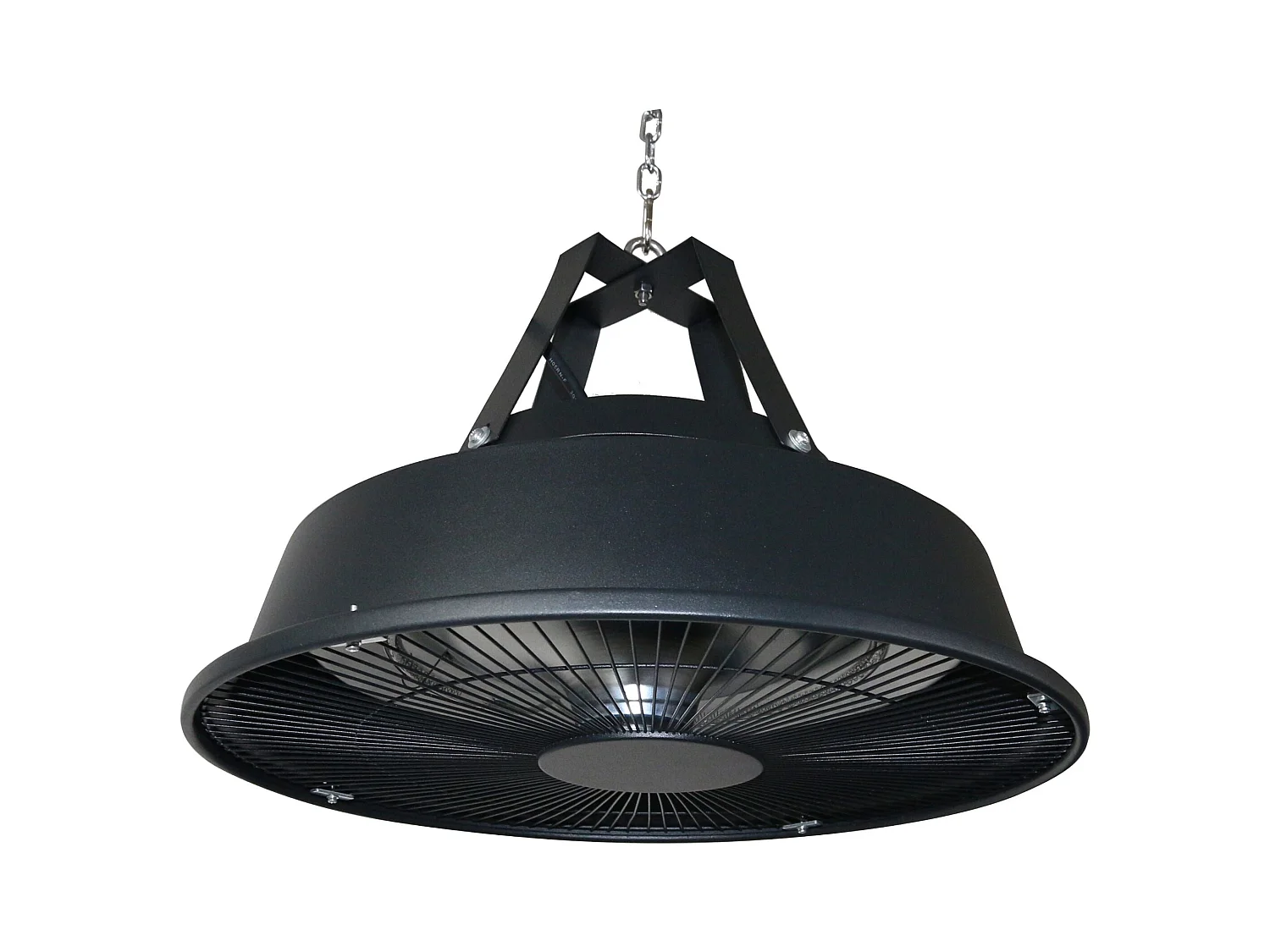 Chauffe-terrasse suspendu ARTEMIS infrarouge 1500W – Pour tente ou plafond – Chaîne – Acier et aluminium