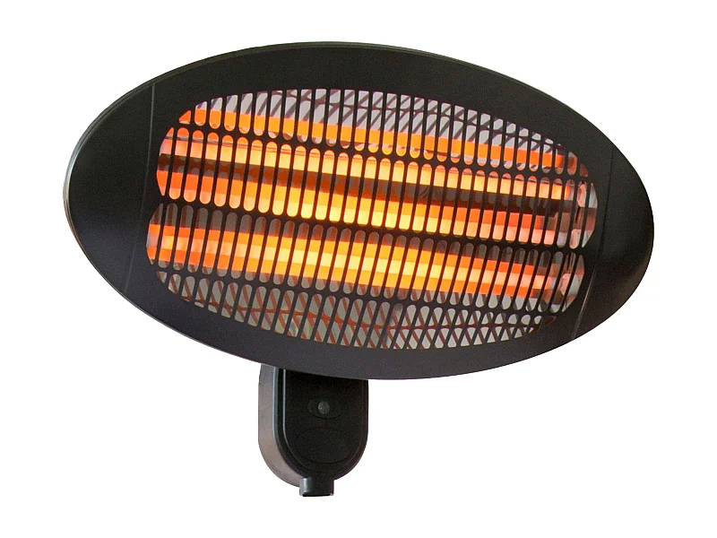 Chauffage mural IRIS infrarouge 2000W – 3 puissances – Cadre métal, cordon, angle réglable