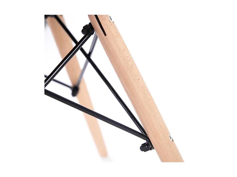 Pack 4 sillas Tower Wood Negro