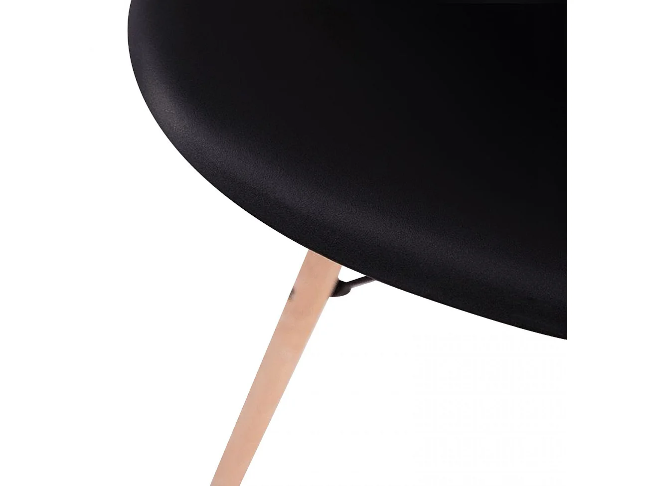 Conjunto de 4 cadeiras Tower Wood Negro