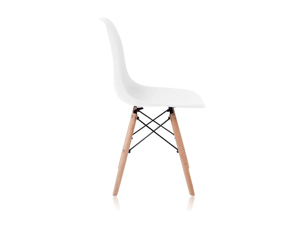 Pack 4 sillas Tower Wood Blanco