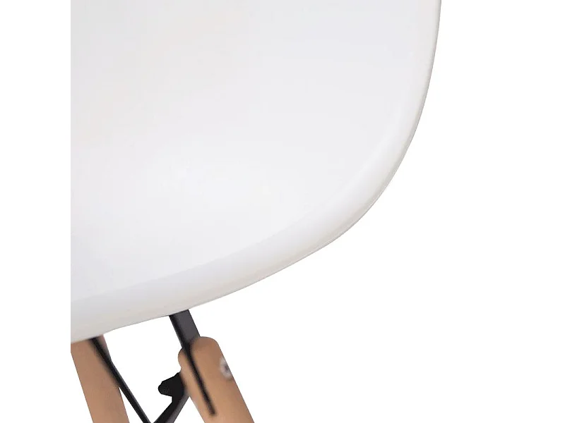 Pack 4 sillas Tower Wood Blanco