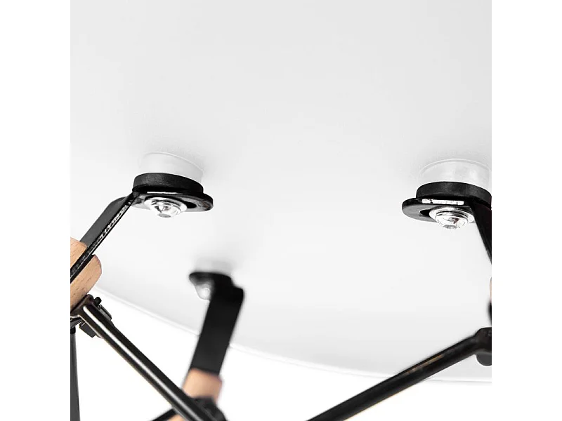 Pack 4 sillas Tower Wood Blanco