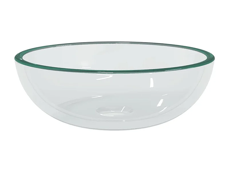 Lavabo Aquarium transparente Ø35x12 cm