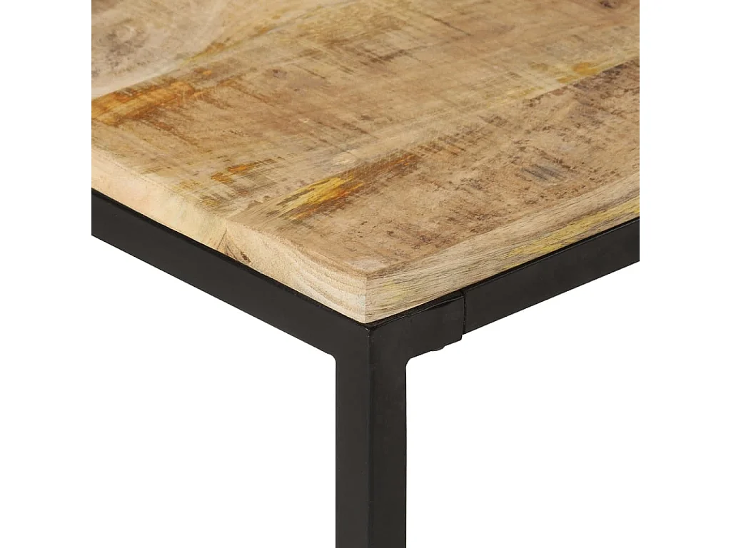 Tables gigognes 2 pcs Bois solide de manguier FR273424