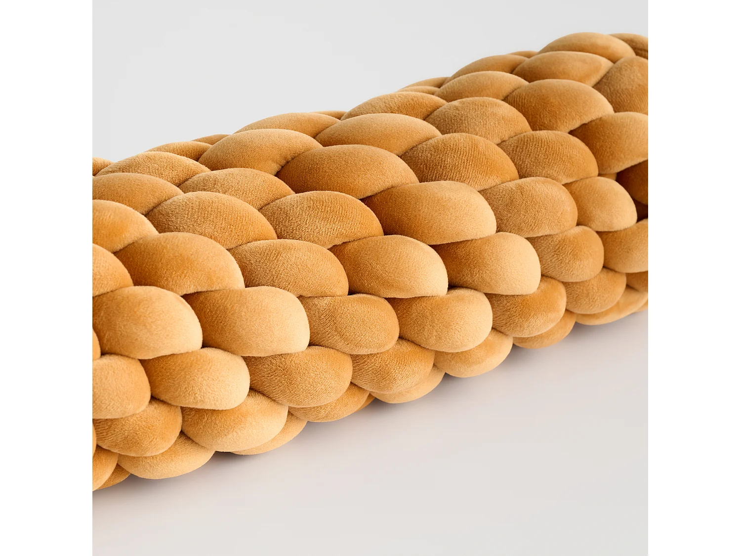 Coussin Cylindrique Décoratif Narila brun clair 48.5 x 14.5