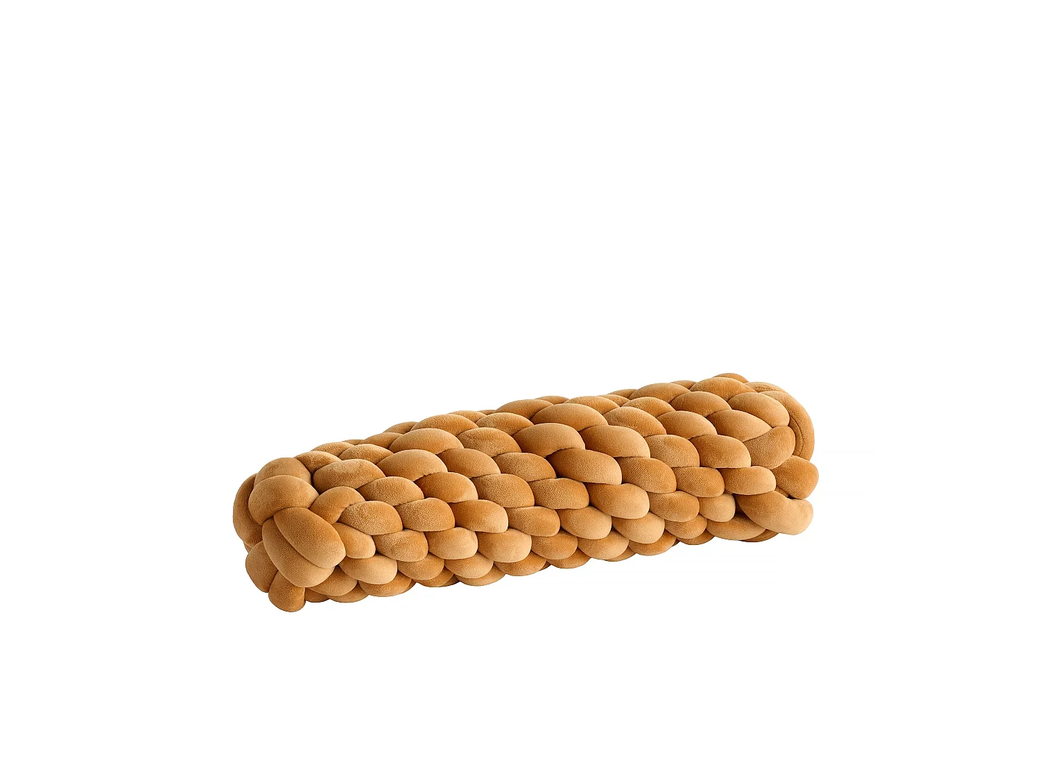 Coussin Cylindrique Décoratif Narila brun clair 48.5 x 14.5