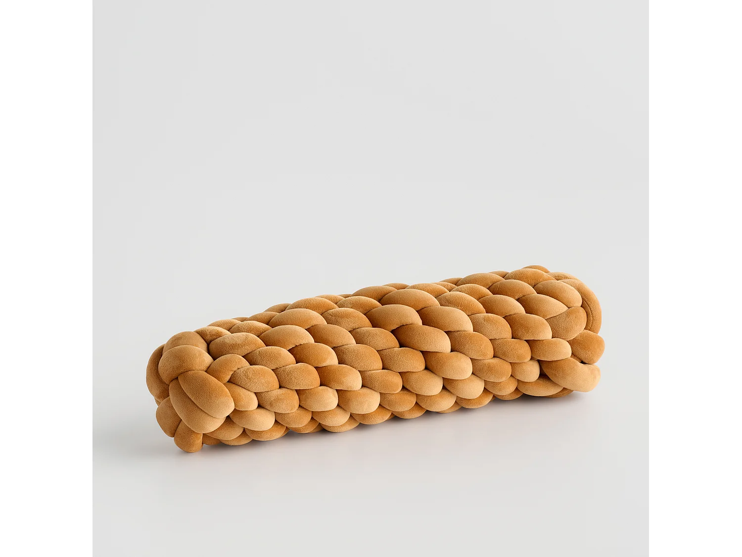 Coussin Cylindrique Décoratif Narila brun clair 48.5 x 14.5