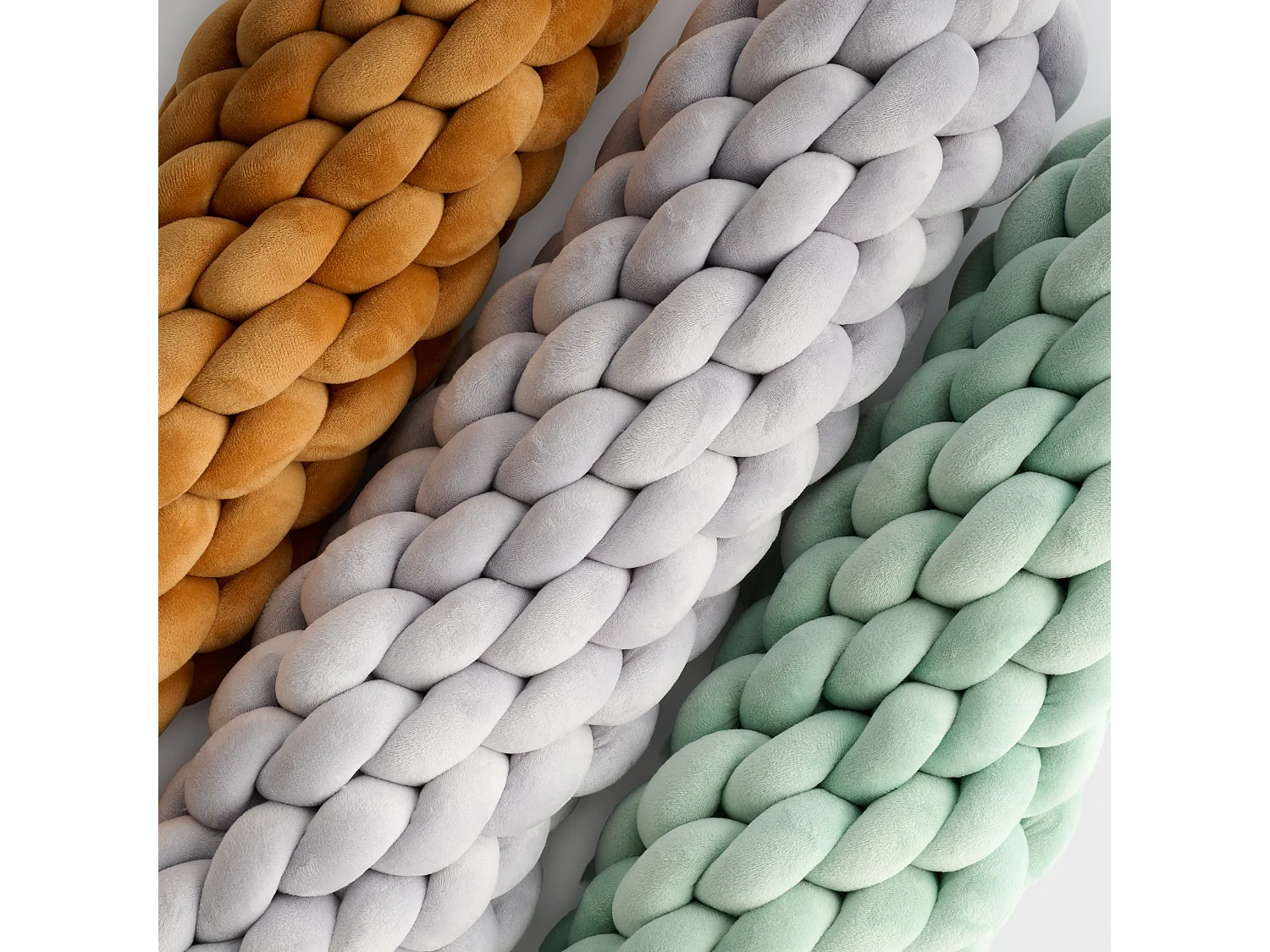 Coussin Cylindrique Décoratif Narila Violet Clair 48.5 x 14.5