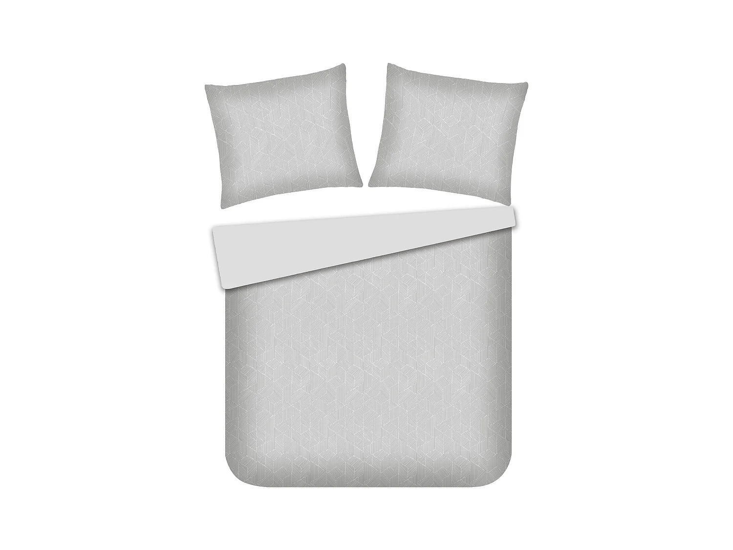 Bettwäsche Perlita Mittelsilber 200x220