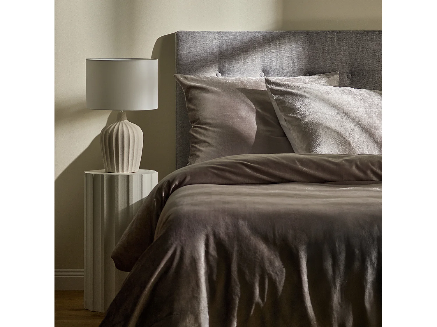 Bettwäsche Perlita Mittelsilber 200x220