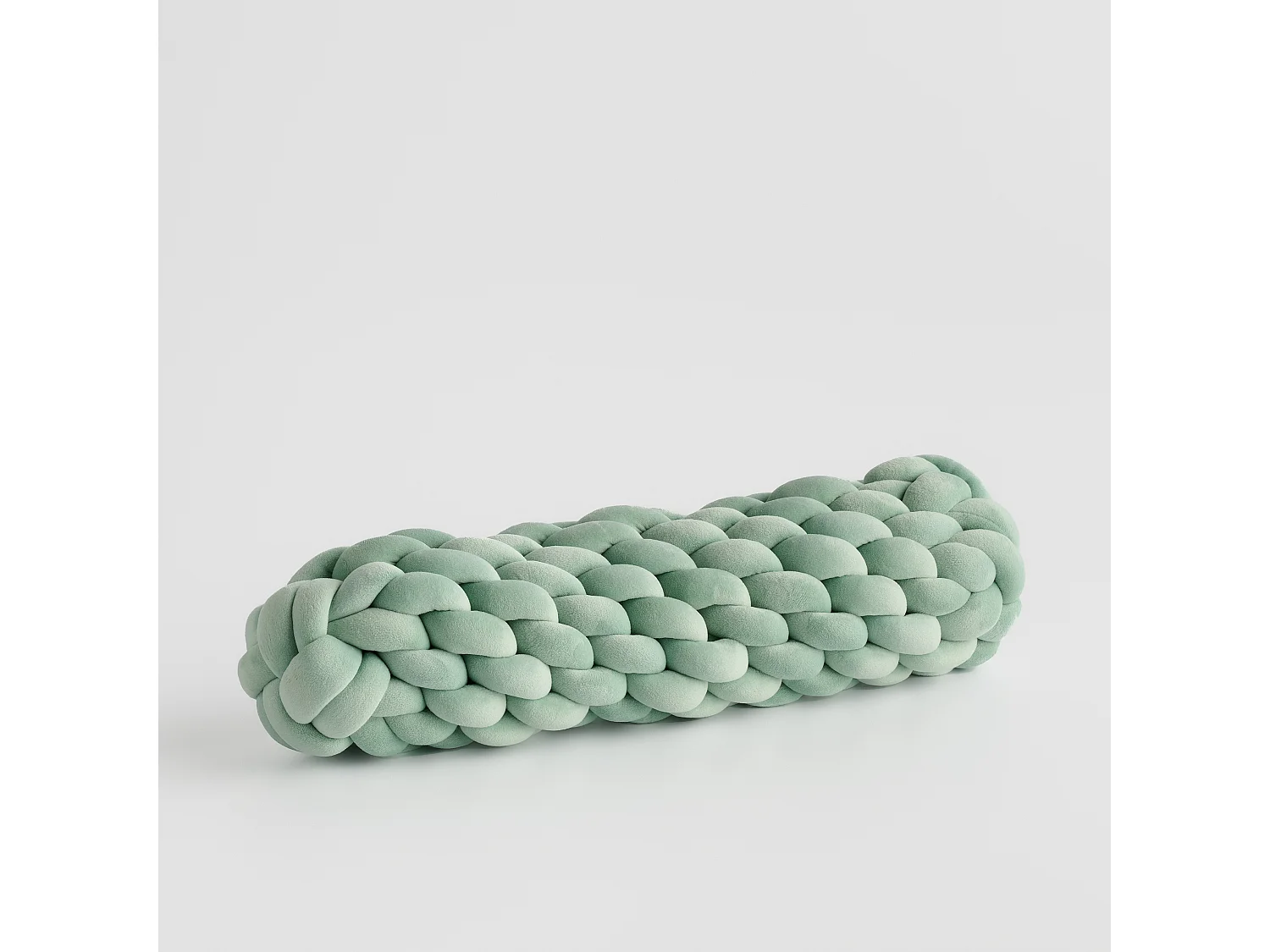 Coussin Cylindrique Décoratif Narila Vert Clair 48.5 x 14.5