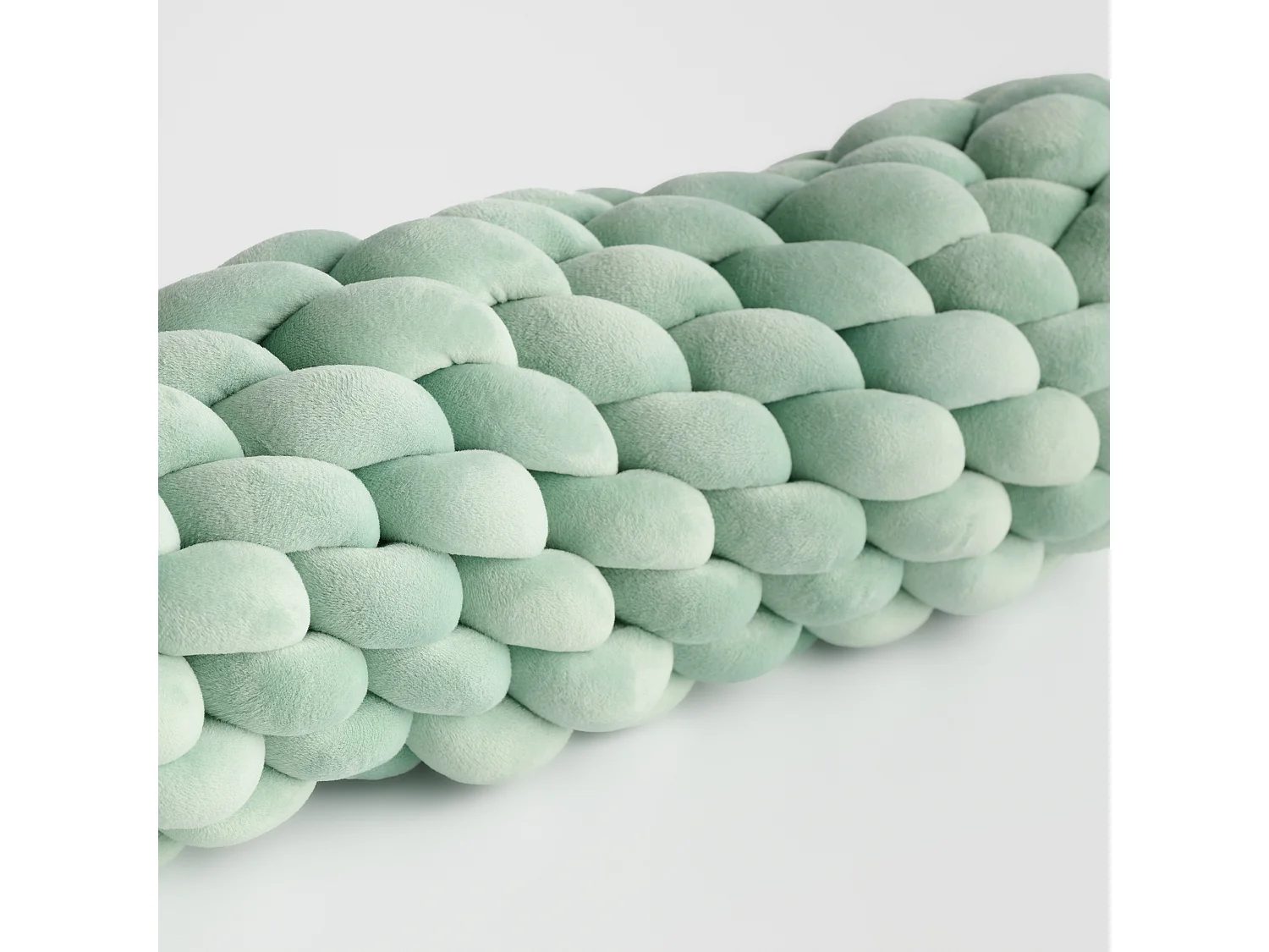 Coussin Cylindrique Décoratif Narila Vert Clair 48.5 x 14.5