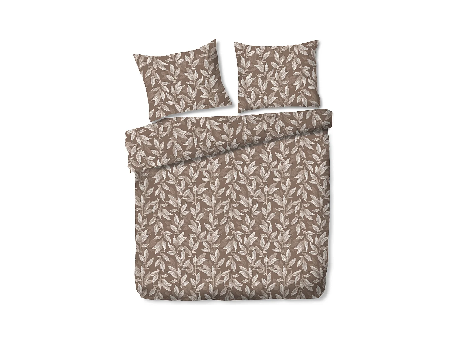 Bettwäsche Castalia mittelbraun 200x220