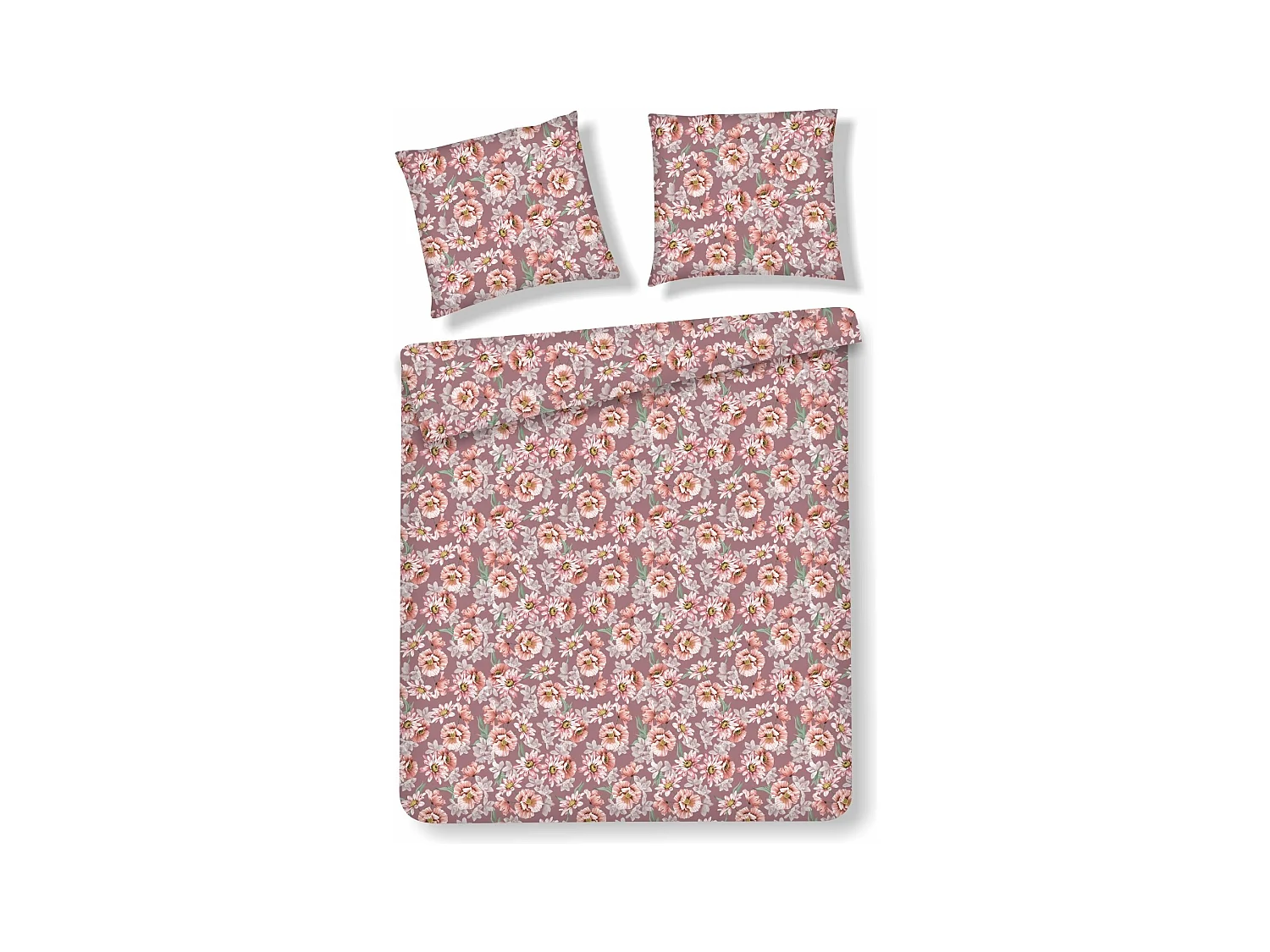 Parure de lit Elizaldi Rose Coton 200x220