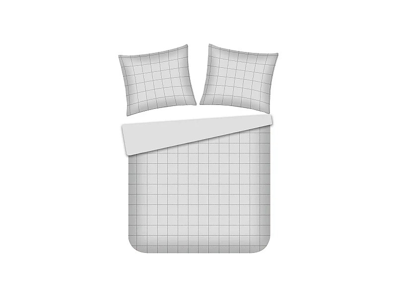 Bettwäsche Linvara mittelgrau 160 x 200