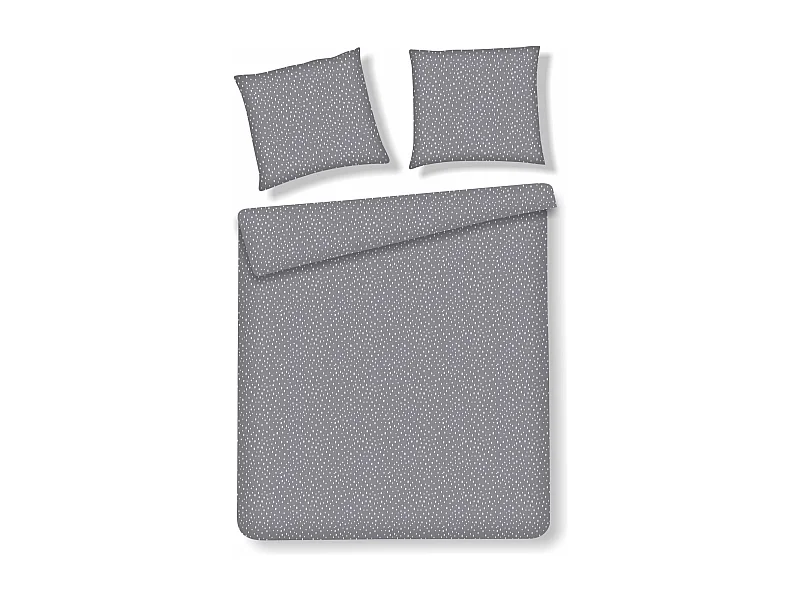 Bettwäsche Lunares Dunkelgrau 200x220