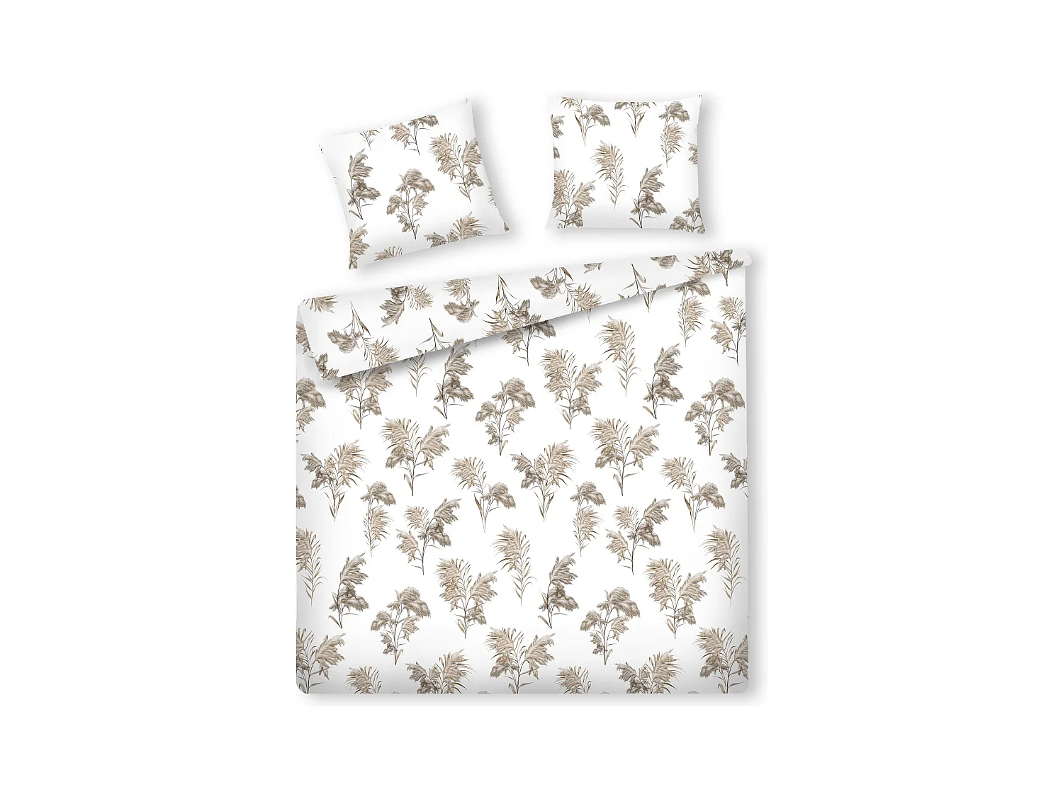 Parure de lit Parallo Blanc Moyen Coton 200x220
