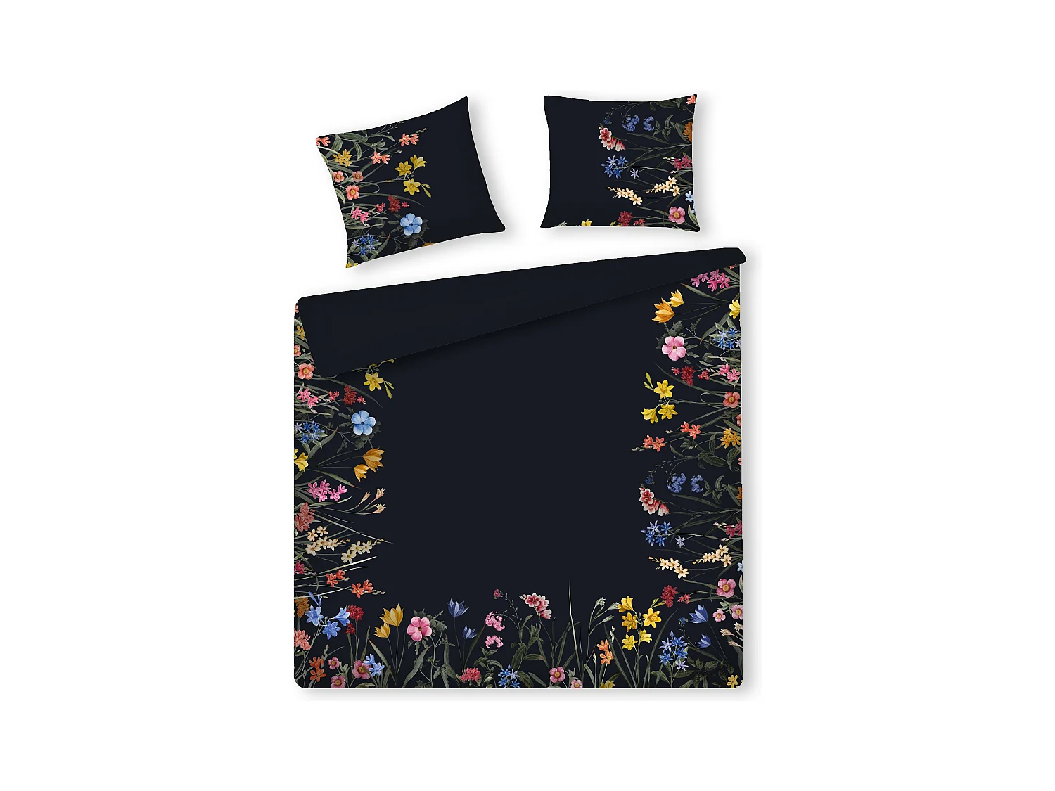 Parure de lit Grelo Bleu Foncé Coton 200x220